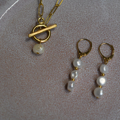 Ohrringe | Prettiest Pearly aus vergoldetem 925er Silber