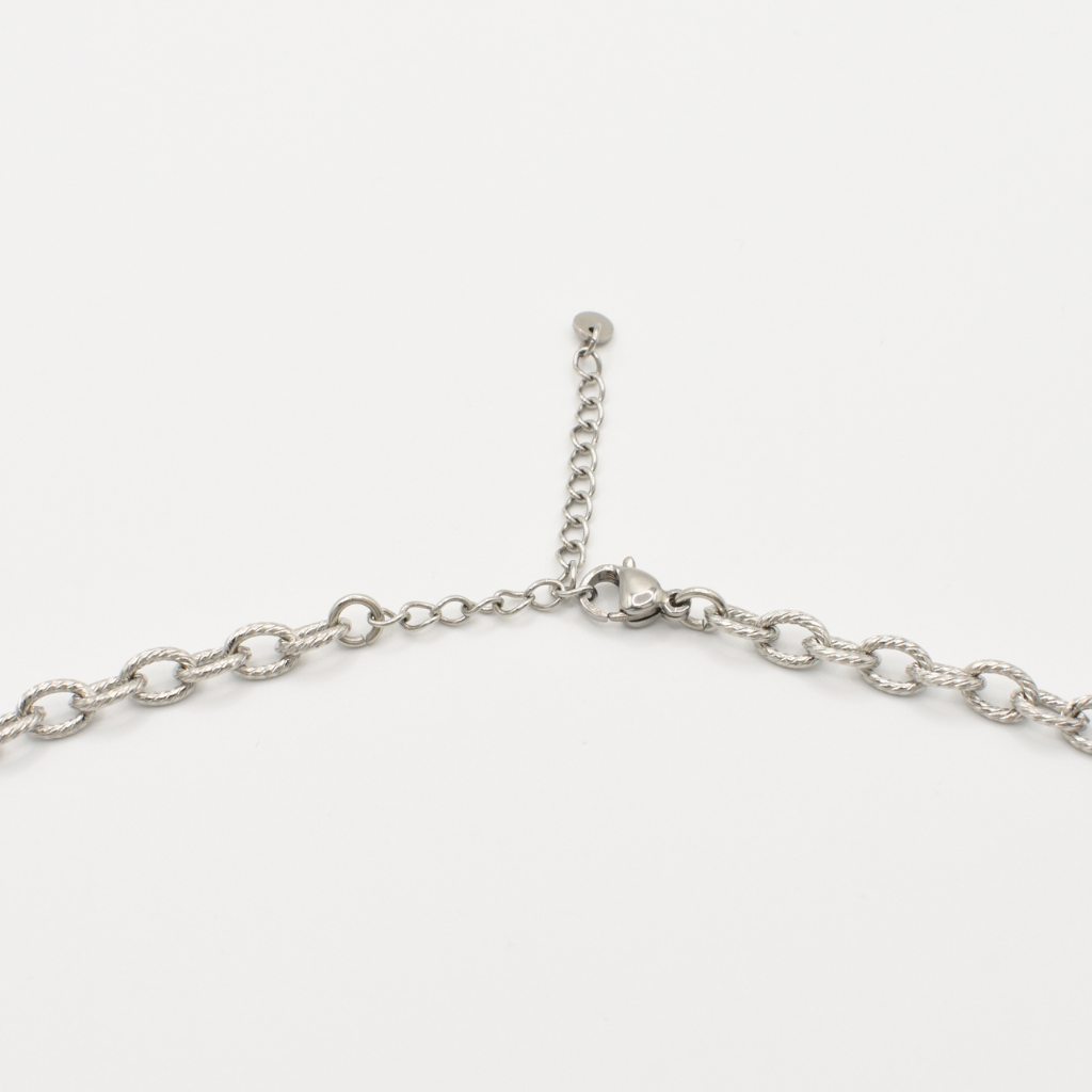 Collar | Ruru de concha de paua de 40 cm en plata de ley 925